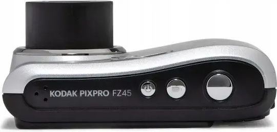 Kodak PIXPRO FZ45 Friendly Compact Camera 16MP Full HD (1080p) 4x Optical Zoom Silver