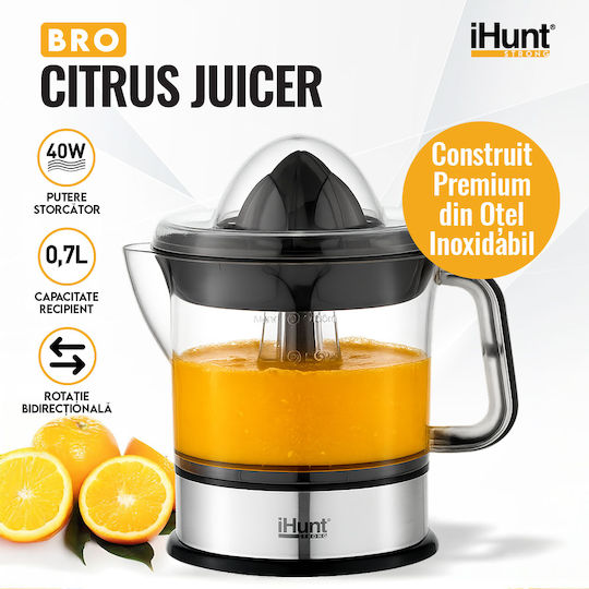 iHunt Elektrischer Entsafter 40W mit Gewicht 700ml Schwarze