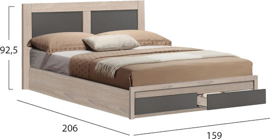 HomeMarkt Φοιτητικό Υπνοδωμάτιο 4τμχ HM11319