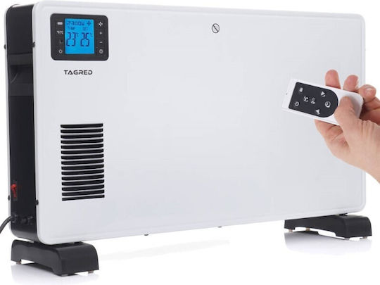 Tagred Convectoare pardoseală 2300W cu Termostat Electronic Negru