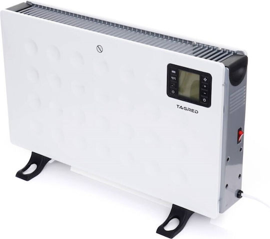 Tagred Θερμοπομπός Δαπέδου 2000W με Ηλεκτρονικό Θερμοστάτη Λευκός
