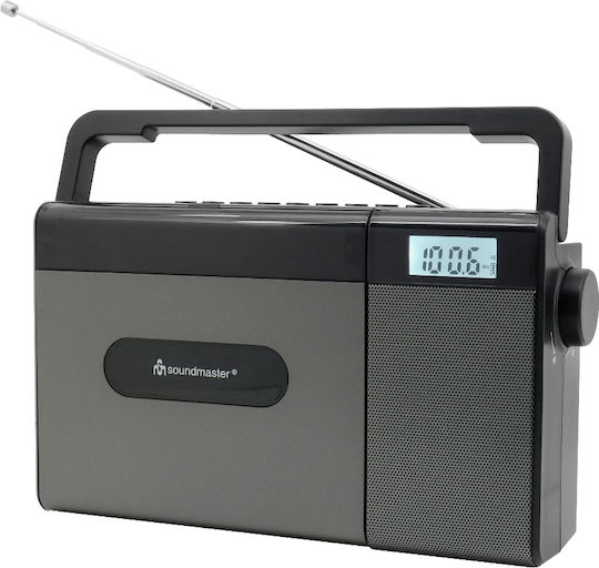 Soundmaster RCD1170SW Portable Battery Radio with Bluetooth and USB Grey