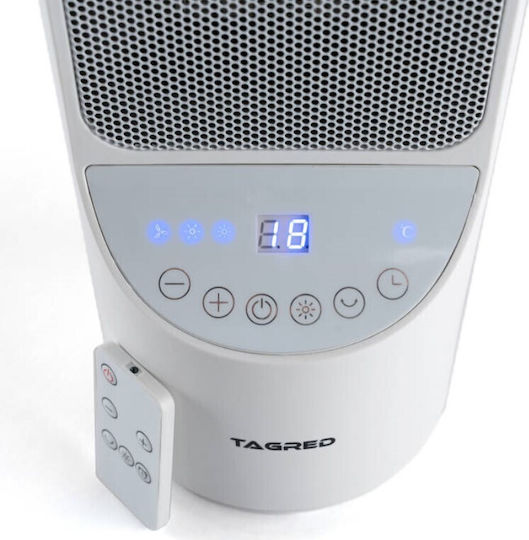 Tagred Ceramic Fan Heater Room Floor Alb 2000W