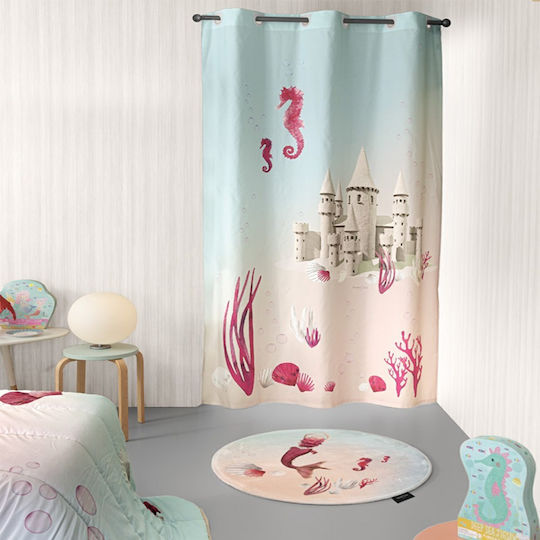 Saint Clair Mermaid Curtain with Grommet Tops