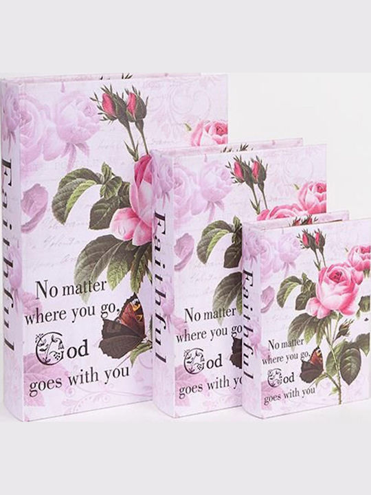 Wooden Decorative Boxes Set 3pcs