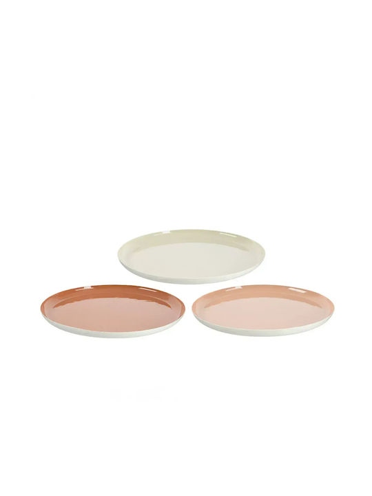 Beauty Home Декоративен Диск Метален Кръгъл Сьомга 30x2cm