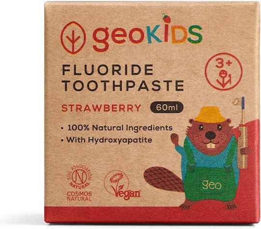 Georganics Baby Toothpaste for 3m+ with Strawberry Flavor 60ml