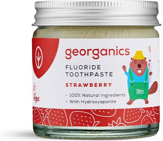 Georganics Baby Toothpaste for 3m+ with Strawberry Flavor 60ml