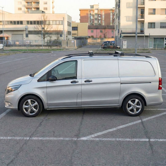 Roof Rack Classic Rails Mercedes Vito W447 From 2014 Silver