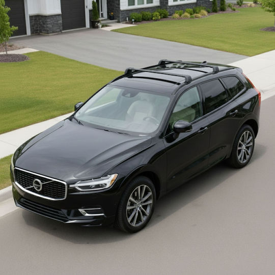 Autodachträger Integrierte Dachreling Volvo Xc60 2017 Leichtes Silber