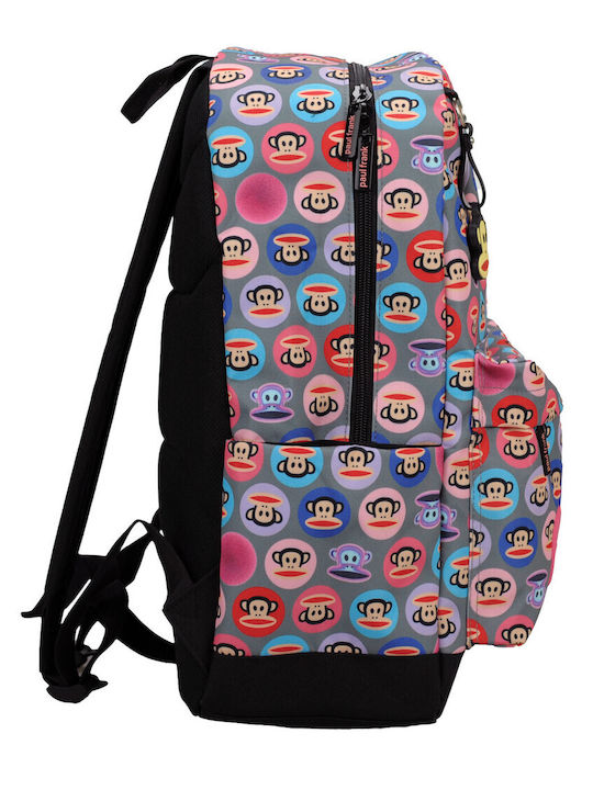 Paul Frank School Backpack for Elementary School with Water Bottle Holder Multicolour 30 x 15 x 42 cm