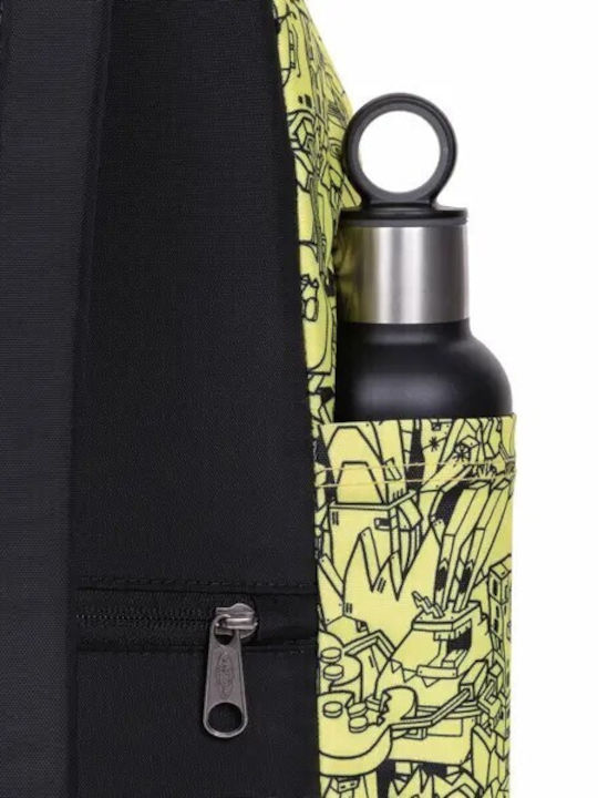 Eastpak Day Pak'r School Backpack Junior High-High School With Water Bottle Holder Yellow 24 Litre 30 x 18 x 40 cm