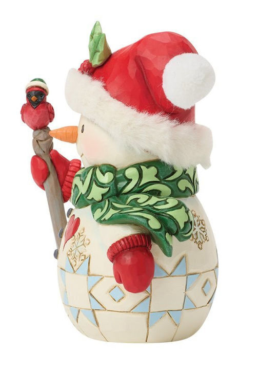 Schneemann Vogel Auf Stock Pint 12,5 Cm