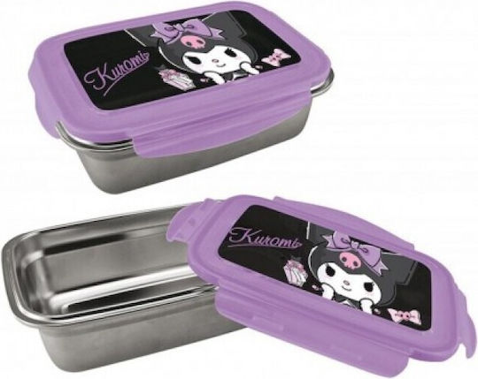 Graffiti Kuromi Plastic Kids Food Container