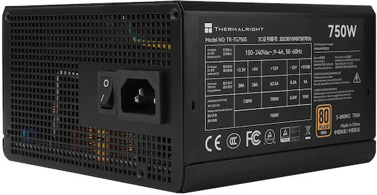 Thermalright Sursă de alimentare pentru computer 750W Neagră Full Wired 80 Plus Gold