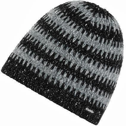 Beanie Unisex Strickmütze in Schwarz