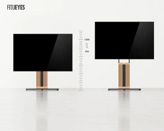 Fitueyes Zen FT88 Floor TV Stand up to 88" Black