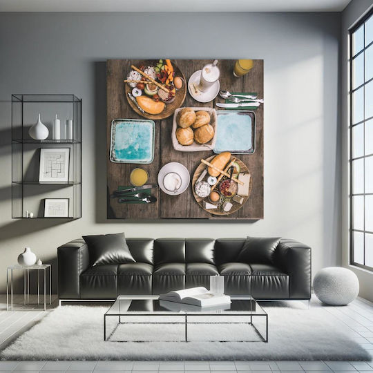Painting Rustic Breakfast Spread Rustic Breakfast 110x110