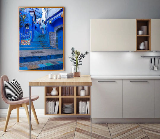 Painting Blue City Alley Blue City Alley 100x150