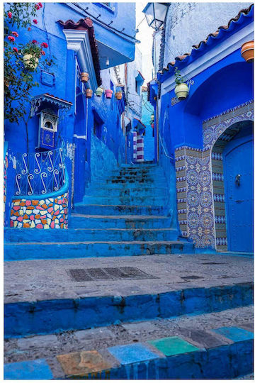 Painting Blue City Alley Blue City Alley 100x150