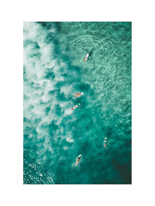 Панел Surfing In Crystal Waters Сърфинг Кристални Води 100x150