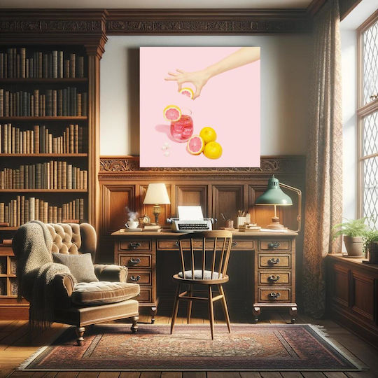 iLovePrints Refreshing Citrus Drink Gemälde Δροσistisches Ρόφημα Εσπεριδοειden 110x110