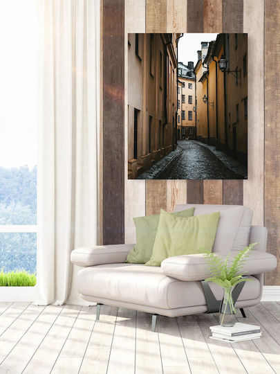 Painting Narrow Alleyway In City Narrow Alleyway In City 100x150