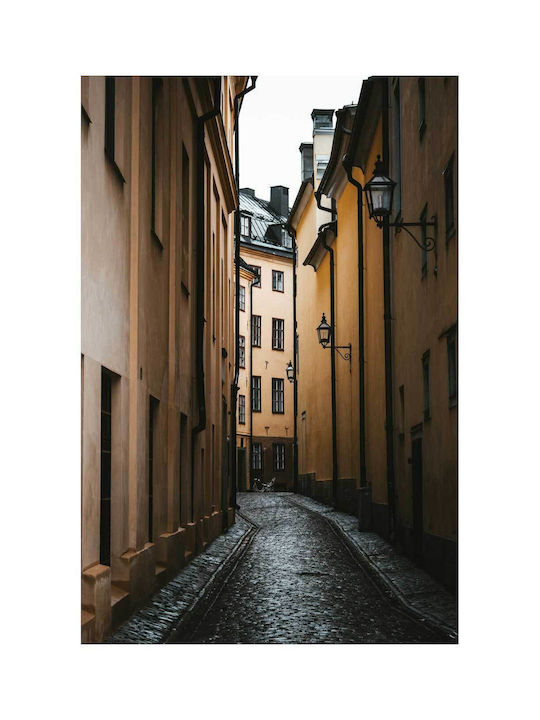 Gemälde Narrow Alleyway In City Στενό Δρομάκι Στην Πόλη 100x150