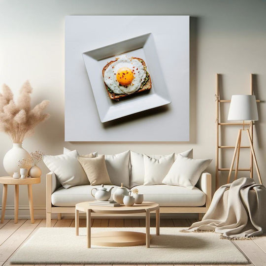 Панел Avocado Toast Fried Egg Тоаст Авокадо Пържено Яйце 110x110