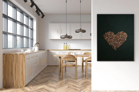 Gemälde Heart Coffee Beans Heart Coffee Beans 115x170