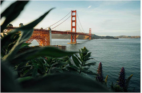 Gemälde Golden Gate Bridge Brücke Golden Gate 150x100