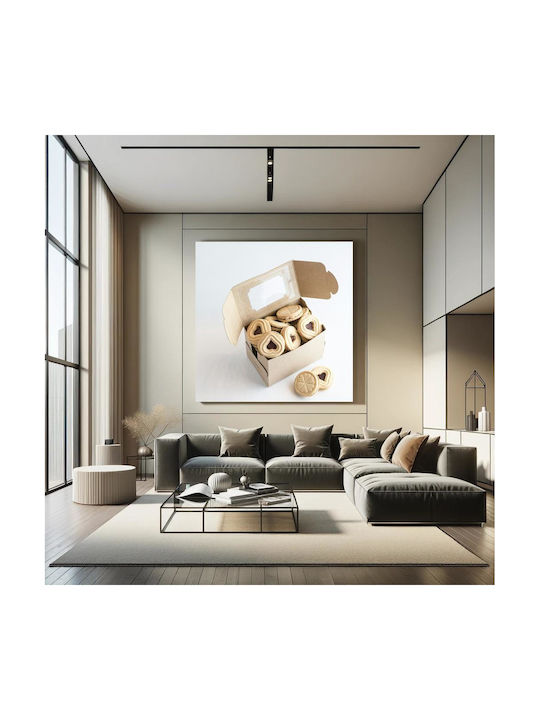 Панел Heart Cookies In A Box Бисквити Сърце Кутия 110x110