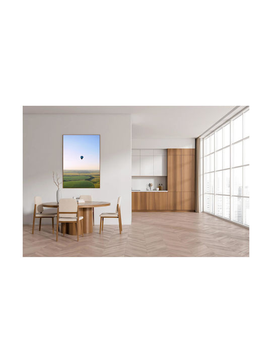 Панел Hot Air Balloon Over Fields Мпаьлони Зесту Аера Поне Гипеда 100x150