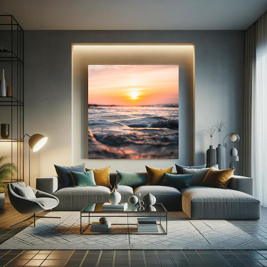 Painting Sunset Over Ocean 110x110