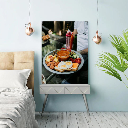 Πίνακας Hearty Breakfast On Patio Πλούσιο Πρωινό Στο Αίθριο 100x150