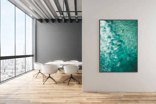 Панел Surfing In Crystal Waters Сърфинг Кристални Води 115x170