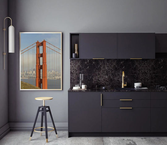 Painting Golden Gate Bridge In San Francisco Bridge Golden Gate In San Francisco 100x150
