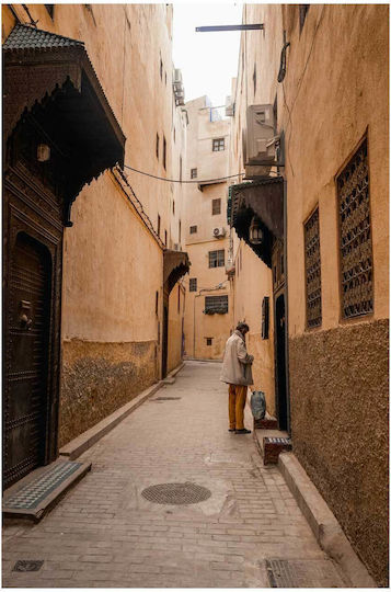 Painting Narrow Alley In An Ancient City Narrow Alley An Ancient City 100x150