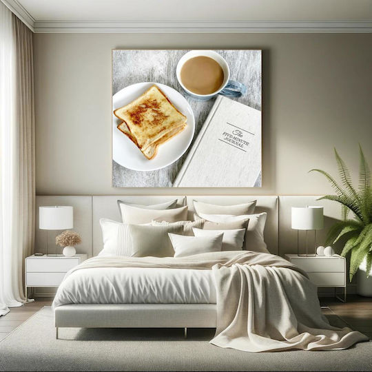 Breakfast With Journal 1 on Canvas Breakfast With Journal 1 on Canvas