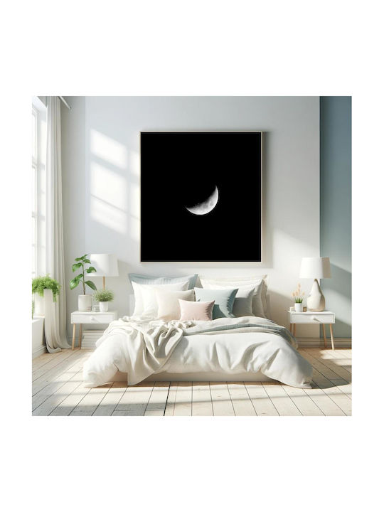 Панел Crescent Moon В Нощното Небе Полумесец В Нощното Небе 110x110