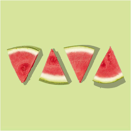 Πίνακας Watermelon Slices On Green Background Φέτες Καρπούζι Πράσινο Φόντο 110x110