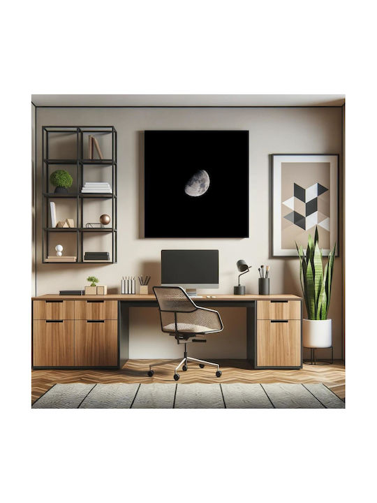 Панел Half Moon В Нощното Небе Мисо Феггари Със Размер 110x110