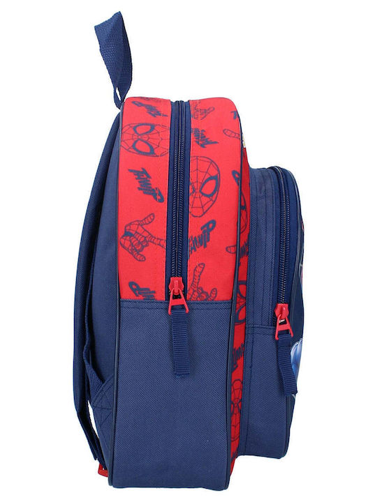 Vintage Lovers School Backpack For Elementary Blue 25 x 11 x 30cm
