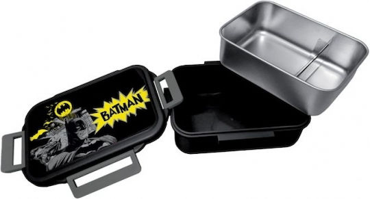 Graffiti Stainless Steel Kids' Food Container Batman 0.88lt 19 x 14 x 7cm