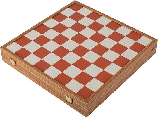 Manopoulos Wooden Chess Pawns Handmade White / Beige 8.5cm
