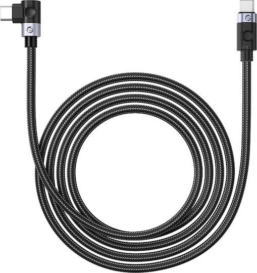 Orico Angle (90°) USB-C Male To USB-C 100W PD Black 1m Cable