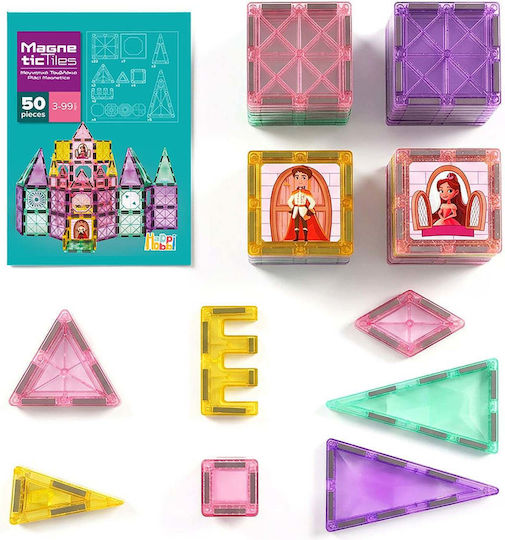 HappiHobbi Магнитна играчка за строене за деца 3+ години