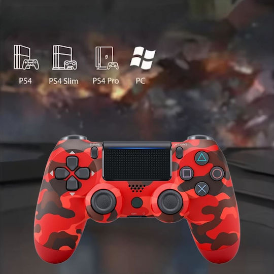 TOY009 Gamepad Wireless pentru PS4 Roșu
