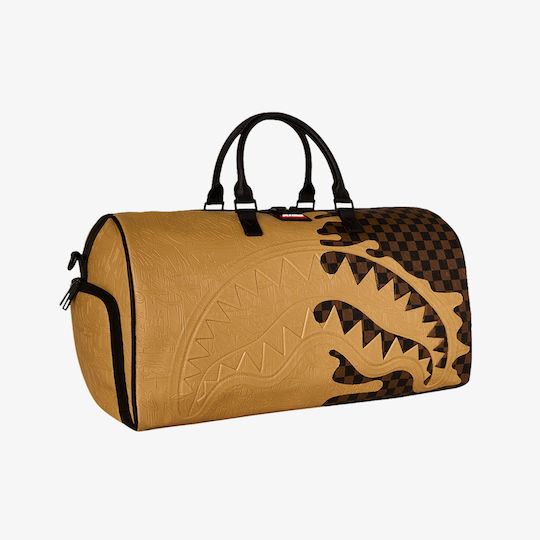 Sprayground Duffle Sack Voyage Beige from Artificial Leather L50.8xW25.4xH27.3cm