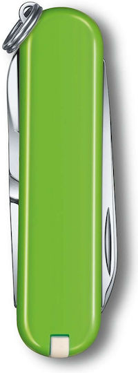 Victorinox Classic Sd Swiss Army Knife Keychain 7 Tools Green